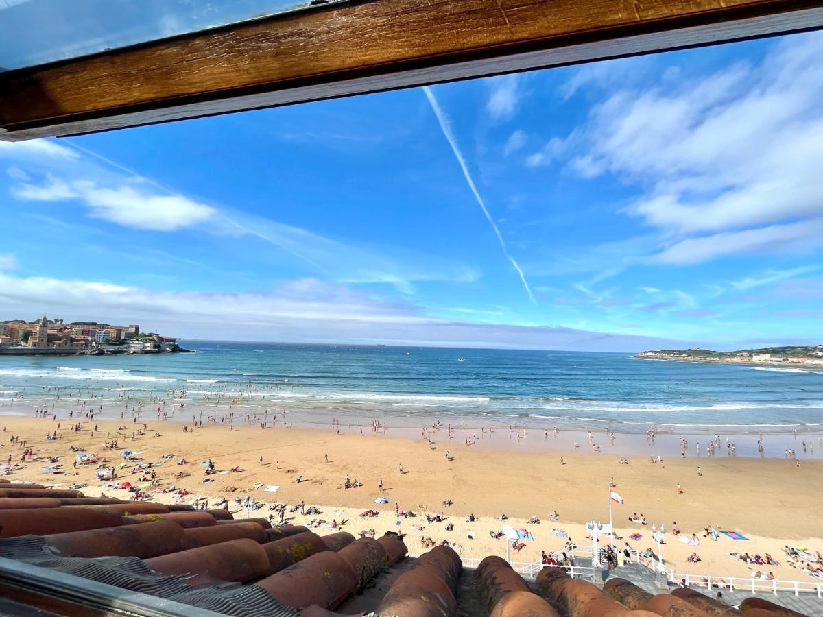 Atico Primera Linea Playa De San Lorenzo Хіхон Екстер'єр фото